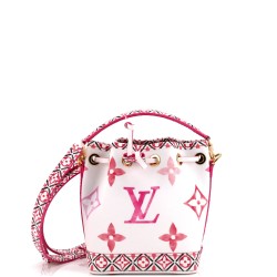 Noe NM Handbag By The Pool Monogram Watercolor Giant Nano