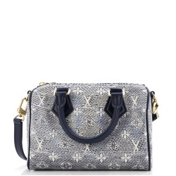 Speedy Bandouliere Bag Monoglam Jacquard Canvas 20