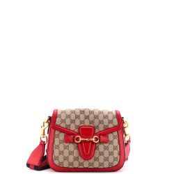 Lady Web Shoulder Bag GG Canvas Medium