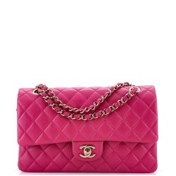 Classic Double Flap Bag Quilted Caviar Medium