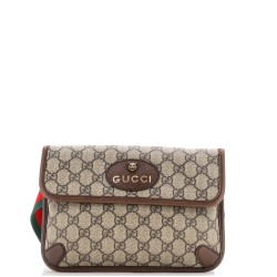 Neo Vintage Flap Belt Bag GG Coated Canvas