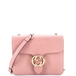 Interlocking Shoulder Bag Leather Small