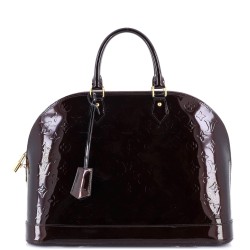 Alma Handbag Monogram Vernis GM