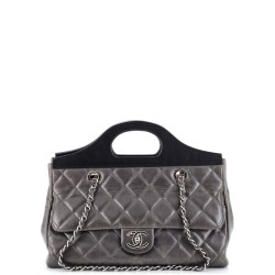 CC Delivery Tote Quilted Glazed Calfskin Small