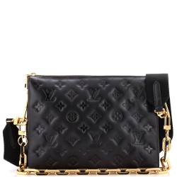 Coussin Bag Monogram Embossed Lambskin PM
