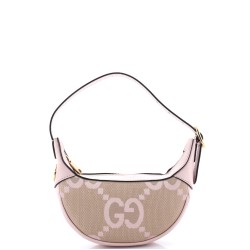 Ophidia Half Moon Bag Jumbo GG Canvas Mini