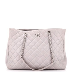 Classic CC Shopping Tote Quilted Calfskin Large