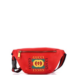 Logo Belt Bag Printed Leather Small