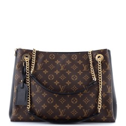 Surene Handbag Monogram Canvas with Leather MM