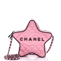 CC Walk of Fame Star Bag Quilted Satin