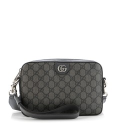 Ophidia Zip Wristlet Shoulder Bag GG Coated Canvas Small