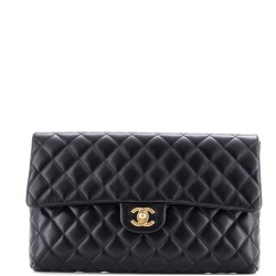 Classic Flap Clutch Quilted Lambskin