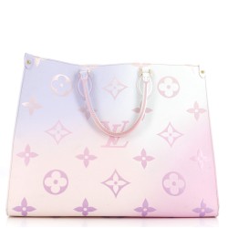 OnTheGo Tote Spring in the City Monogram Giant Canvas GM