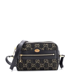 Ophidia Shoulder Bag GG Denim Mini