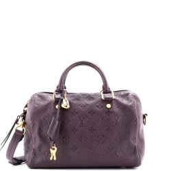 Speedy Bandouliere Bag Monogram Empreinte Leather 25