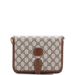 Interlocking G Patch Messenger Bag GG Coated Canvas Mini