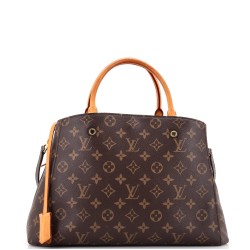Montaigne Handbag Monogram Canvas MM
