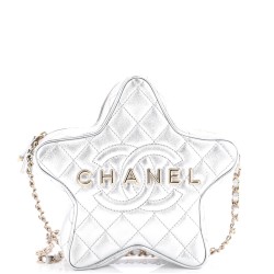 CC Walk of Fame Star Bag Quilted Metallic Lambskin