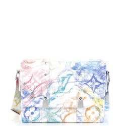 Trunk Messenger Bag Limited Edition Monogram Pastel Multicolor