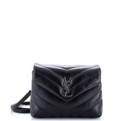 Loulou Shoulder Bag Matelasse Chevron Leather Toy