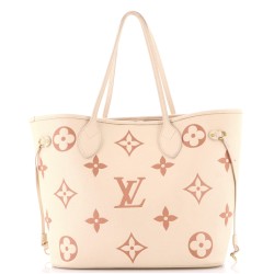 Neverfull NM Tote Bicolor Monogram Empreinte Giant MM