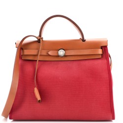 Herbag Zip Leather and Toile 31