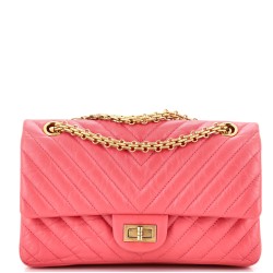 Reissue 2.55 Flap Bag Chevron Aged Calfskin 225