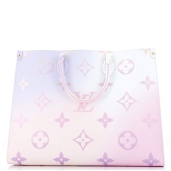 OnTheGo Tote Spring in the City Monogram Giant Canvas GM