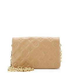 Coussin Pochette Monogram Embossed Lambskin
