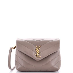 Loulou Shoulder Bag Matelasse Chevron Leather Small