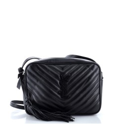 Lou Camera Bag Matelasse Chevron Patent Small