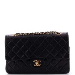 Vintage Classic Double Flap Bag Quilted Lambskin Medium