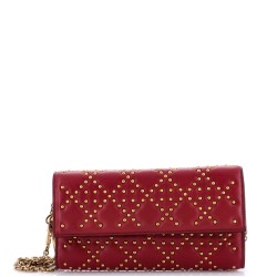 Lady Dior Croisiere Chain Wallet Cannage Studded Lambskin