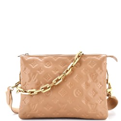 Coussin Bag Monogram Embossed Lambskin PM