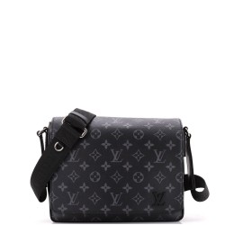 District Messenger Bag Monogram Eclipse Canvas PM