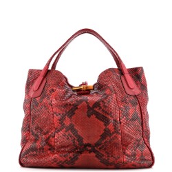 Hip Tote Python Large