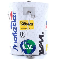 Chalk Backpack Limited Edition Logo Story Monogram Canvas