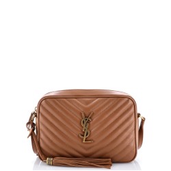 Lou Camera Bag Matelasse Chevron Leather Small