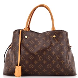 Montaigne Handbag Monogram Canvas MM