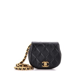Coco Mail Clutch with Chain Quilted Calfskin Mini