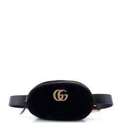GG Marmont Belt Bag Matelasse Velvet