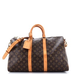 Keepall Bandouliere Bag Monogram Canvas 45