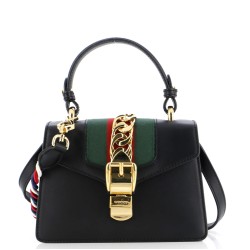 Sylvie Top Handle Bag Leather Mini
