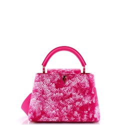 Capucines Bag Yayoi Kusama Infinity Net Printed Taurillon Leather BB
