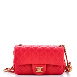 Pearl Crush Flap Bag Quilted Lambskin Mini