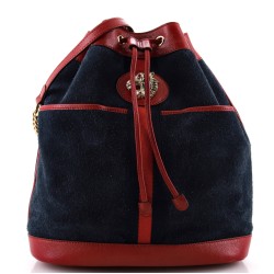 Rajah Bucket Bag Suede Medium