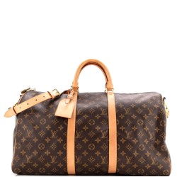 Keepall Bandouliere Bag Monogram Canvas 50
