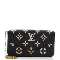 Felicie Pochette Bicolor Monogram Empreinte Giant
