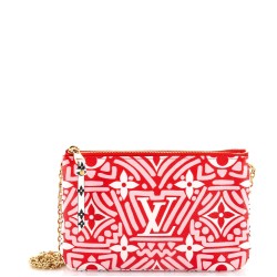 Double Zip Pochette Limited Edition Crafty Monogram Giant