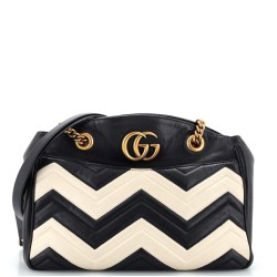 GG Marmont Chain Tote Matelasse Leather Medium
